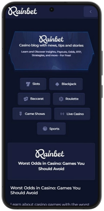 Rainbet ιστολόγιο
